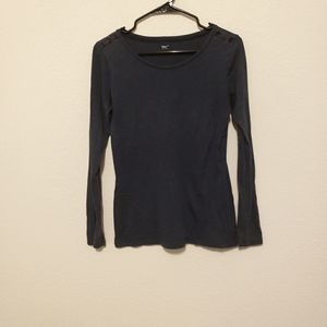 Long Sleeve Blue Shirt